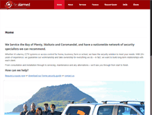 Tablet Screenshot of bealarmed.co.nz